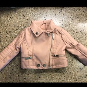 Urban Republic 3-6 month leather jacket Never Worn